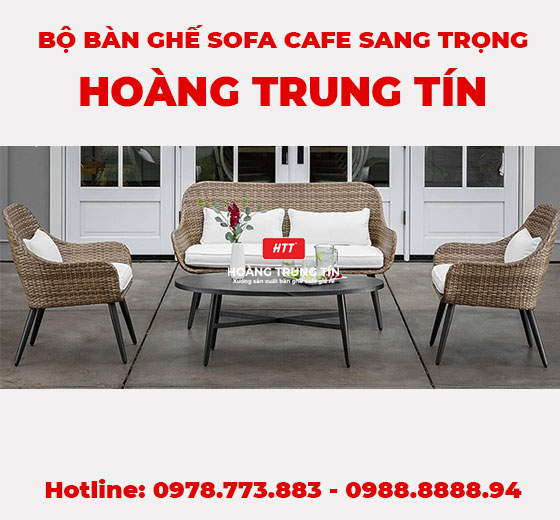 Bộ Sofa nhựa giả Mây Cao cấp
